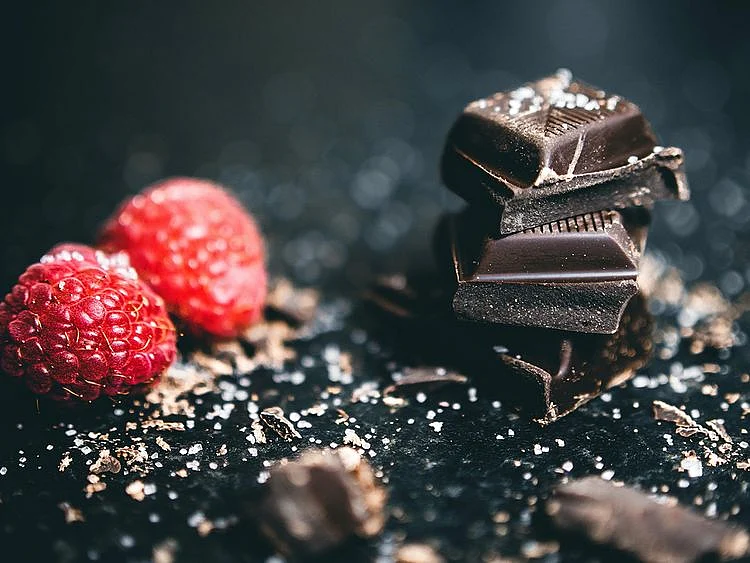 Chocolate and strawberries