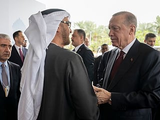 WGS 2024: UAE and Turkish Presidents discuss enhancing bilateral relations