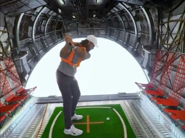 Tommy Fleetwood Dubai stunt