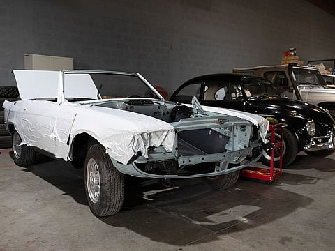A new sort of 'fitting out'. At the Fuse garage in Dubai, fuel-powered vehicles are given an electric powertrain kitting out. Will this trend catch on? 