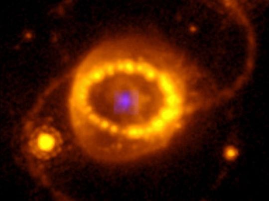 Space telescope spies neutron star in the debris of famous