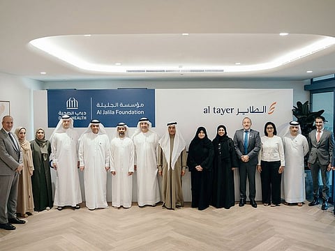 The new Centre of Excellence for Pre-natal Peadiatrics at Latifa Hospital, supported by the Al Tayer Family, will manage high-risk pregnancies and deliver specialided care and monitoring for expecting mothers. The inauguration ceremony was attended by Ahmed Al Tayer, Director of Al Tayer Group, Dr. Raja Easa Al Gurg, Chairperson of Al Jalila Foundation Board of Directors and Dubai Health Board Member, Dr. Amer Sharif, CEO of Dubai Health, Dr. Muna Tahlak, Chief Medical Officer at Dubai Health and CEO of Latifa Hospital, alongside others from both entities.