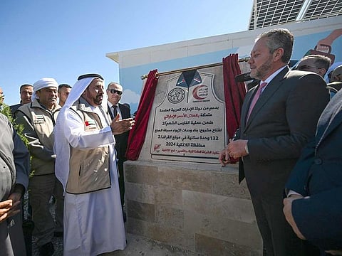 An ERC delegation headed by Rashid Mubarak Al Mansouri, Acting Secretary-General of ERC, attended the opening of the housing units. 
