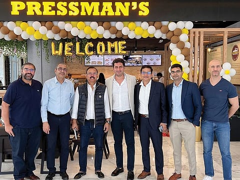 From left to right: Naz Hayat, Sanal Kumar, Neelesh Bhatnagar, Sawan Ravani, Sanjeev Sinha, Vivek Kumar, Deep Bhogal