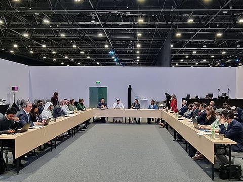 The roundtable discussion centred on the insights from a co-published whitepaper by the Ministry of Economy and Crescent Enterprises, also titled ‘Fostering Resilience and Inclusivity: The Role of Strategic Philanthropy in Global Trade’.  