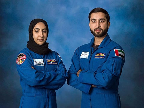 Nora Al Matrooshi (L) and Mohammad Al Mulla will graduate from the 2021 NASA Astronaut Candidate Class training programme at the Johnson Space Centre in Houston, USA
