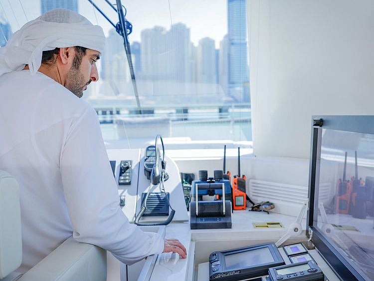 Sheikh Hamdan toured the 2024 edition of the event DUbai boat show