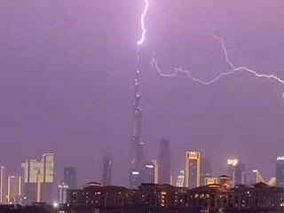 UAE weather: Heavy rains with lightning and thunder in Maleha and Fujairah, moderate showers hit parts of Dubai and Sharjah
