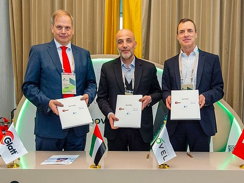 The agreement was signed between Novel Foods, Glatt Group, BioEngineering AG, and CB Consultancy AG.