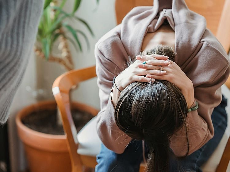 Depressed person