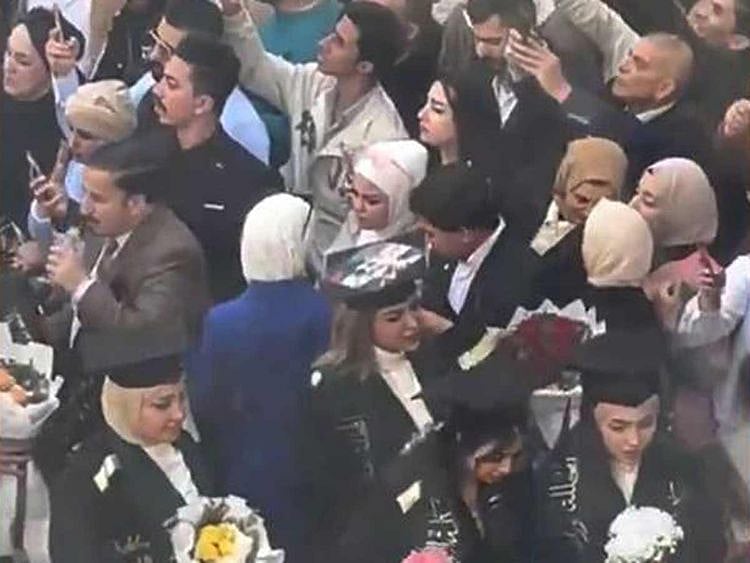 Watch: Iraqi student in trouble over Saddam picture