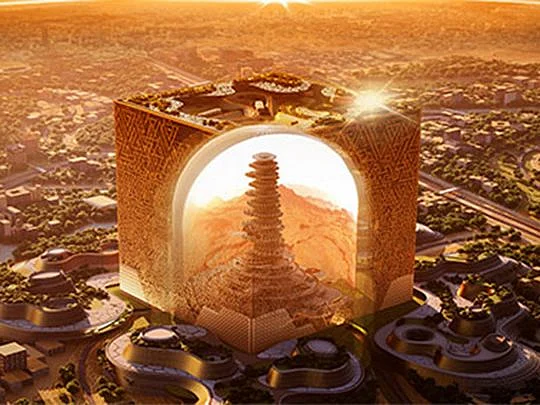 The face of Murabba. Saudi Arabia is creating new landmarks and reworking existing destinations. 