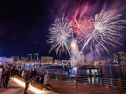 Al Seef will host fireworks from March 22 to 24, among other venues at other dates 