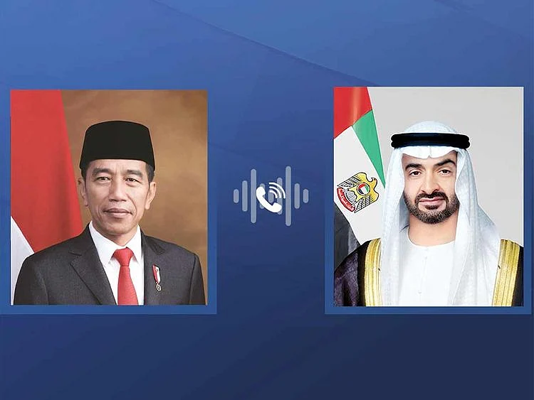 UAE President holds telephone call with Indonesian President
