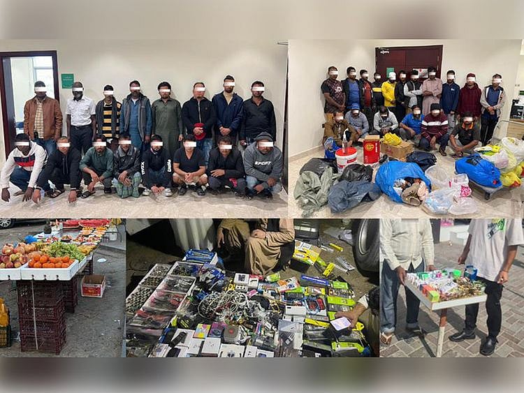 Dubai Police Arrest 47 Street Vendors v22-1711096267168