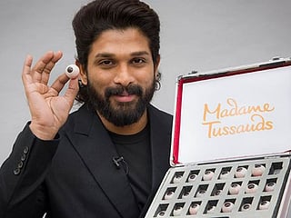 Telugu superstar Allu Arjun in Dubai to unveil his wax figure at the Madame Tussauds: Here's how you can spot him