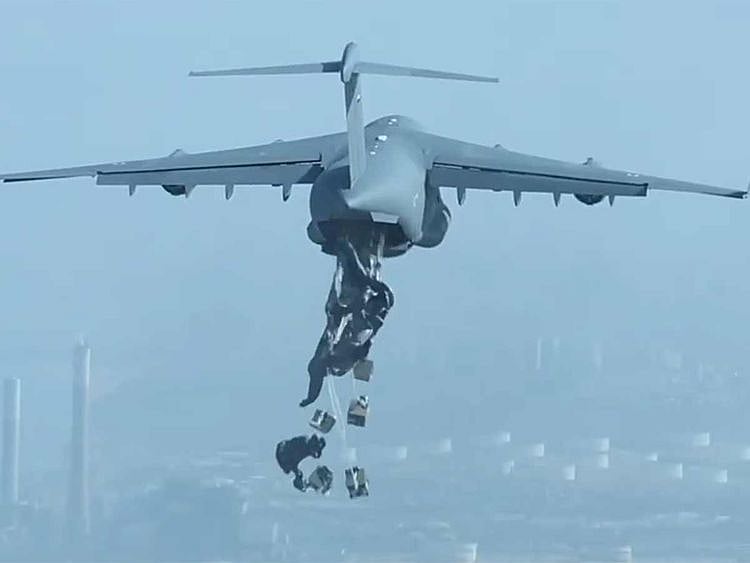 UAE-Egypt initiative 'Birds of Goodness' executes 17th humanitarian aid airdrop in north Gaza