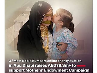Abu Dhabi number plates action raises Dh78.3m to support Mothers’ Endowment campaign