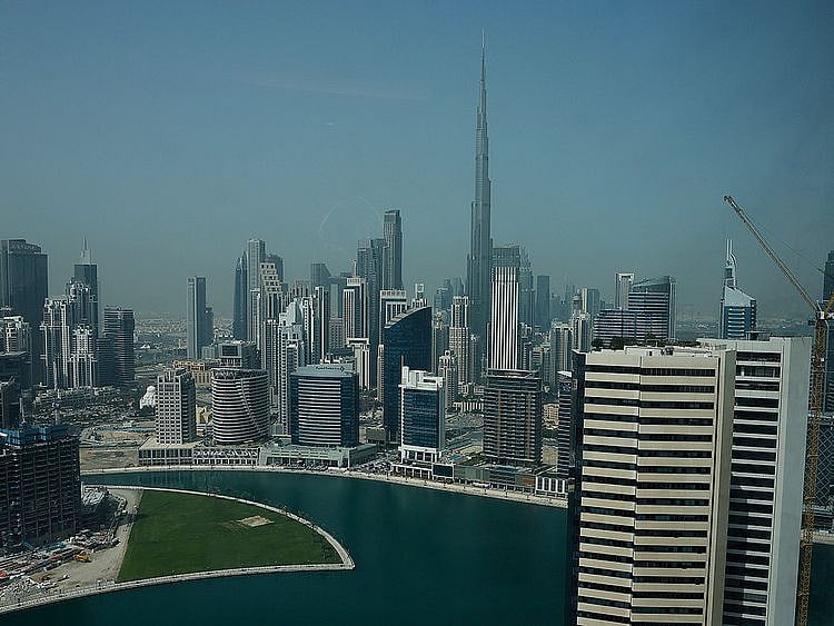 STOCK DUBAI SKYLINE