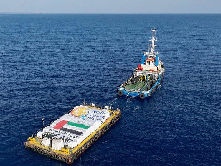 The United Arab Emirates had been the main financier for World Central Kitchen’s aid efforts through the maritime corridor.