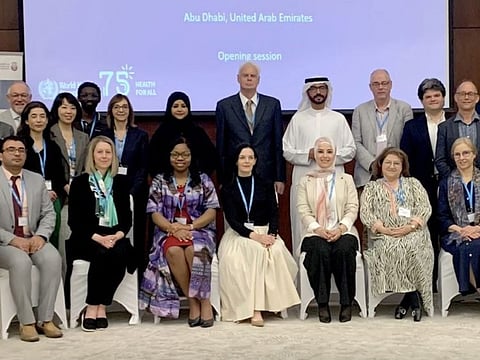 Participants of WHO's Foodborne Disease Burden Epidemiology Reference Group (FERG) conference in Abu Dhabi on April 1