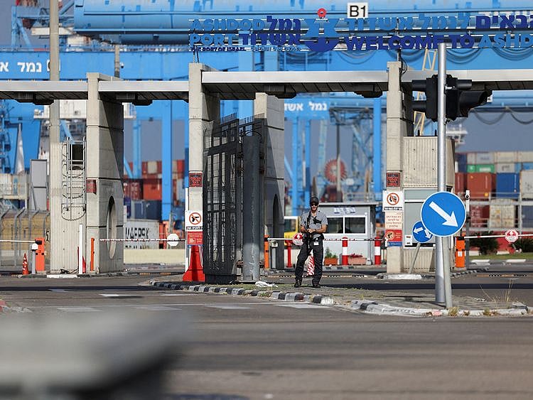 Ashdod port gaza israel