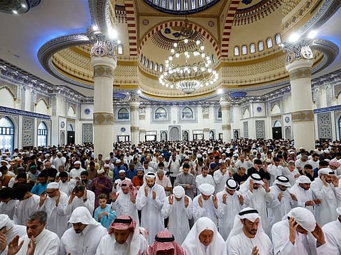  The Eid prayers are scheduled to begin at 5:45 am in Dubai.