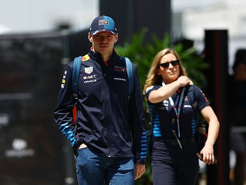 Red Bull's Max Verstappen ahead of the Chinese Grand Prix at Shanghai International Circuit on Thursday.