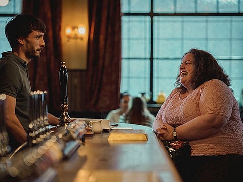 Richard Gadd and Jessica Gunning in 'Baby Reindeer' out on Netflix now