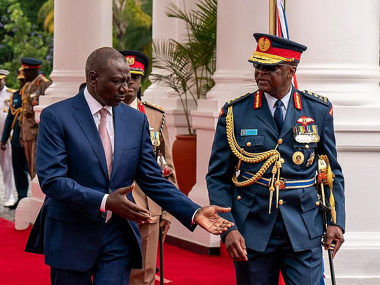 Chief of Kenya Defence Forces General Francis Ogolla
