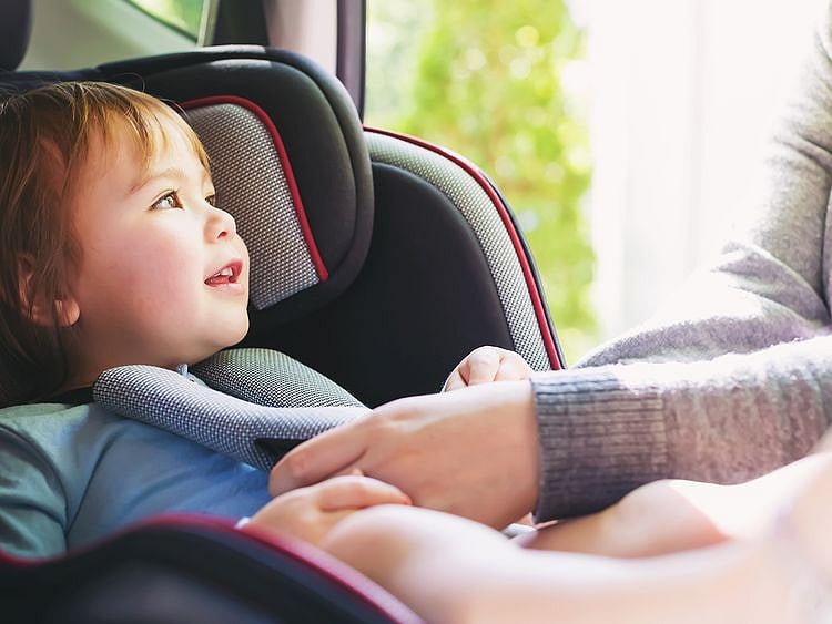 Child in car seat