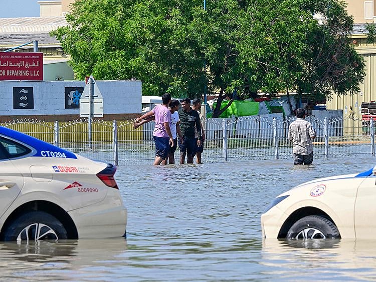 DUBAI RAIN/ FLOODING / 2024