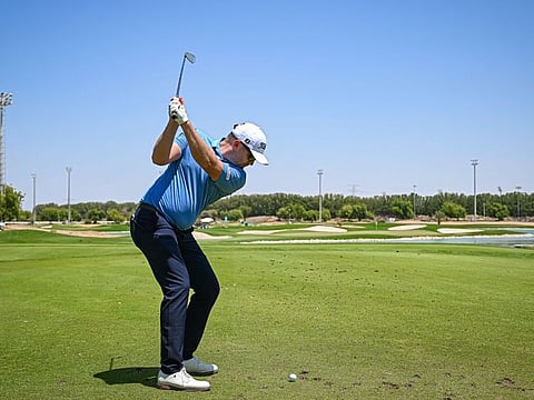 Garrick Porteous in action at the Abu Dhabi Challenge