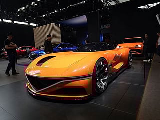 A look at some of the electric vehicles on display at the 2024 Beijing Auto Show