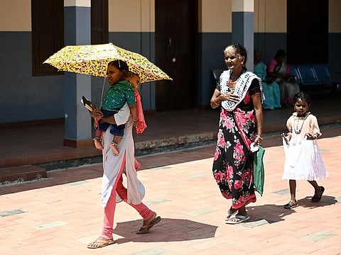 Temperatures across Kerala, at India’s southern tip, were expected to be higher than normal, causing authorities to issue warnings asking people to take precautions against the heat such as staying indoors.