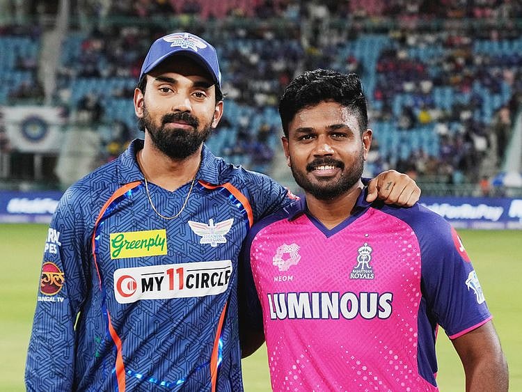 KL Rahul (left) and Sanju Samson