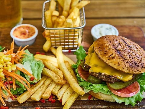 Cheeseburger and Fries