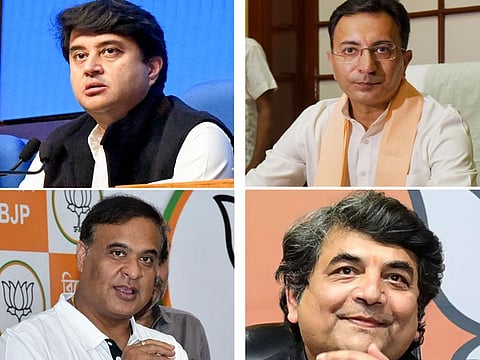 Jyotiraditya Scindia, Jitin Prasada, R P N Singh, Himanta Biswa Sarma, all former Congress bigwigs, are now in the BJP