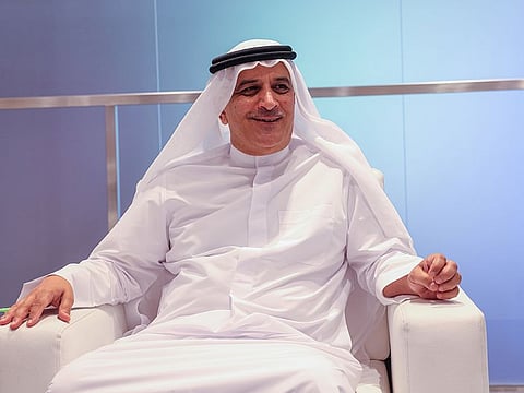 Ghaith Al Ghaith, Chief Executive Officer at flydubai, during an interview with Gulf News at Arabian Travel Market 2024.