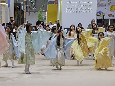 A performance at Expo Centre Sharjah, home of the Children's Reading Festival