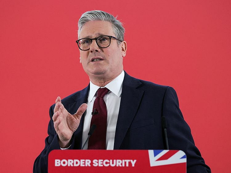 Britain's opposition Labour Party leader Keir Starmer