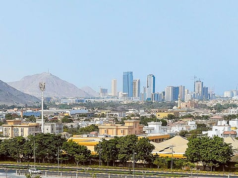 A view of Fujairah.