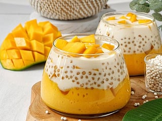 Beat the heat with a tropical twist: Creamy mango sago