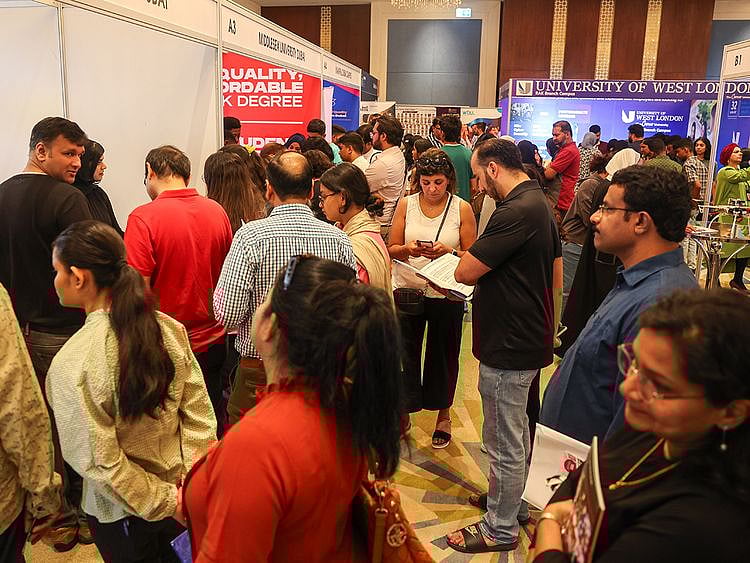 Edufair Day 2 crowds