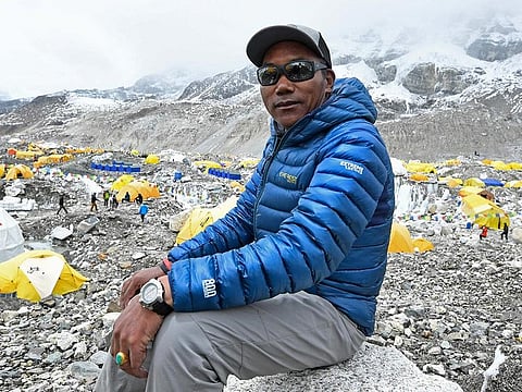 Nepali climber Kami Rita Sherpa broke his own record May 22, 2024 as the person to have scaled Mount Everest the most times, achieving the milestone 30th ascent of the world's highest peak. The 54-year-old, known as "Everest Man", reached the summit for the 29th time earlier this month, before climbing to the top again. 