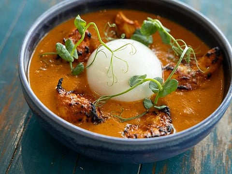 Gulf News Food Show's Burrata Butter Chicken: A delicious twist on the classic!