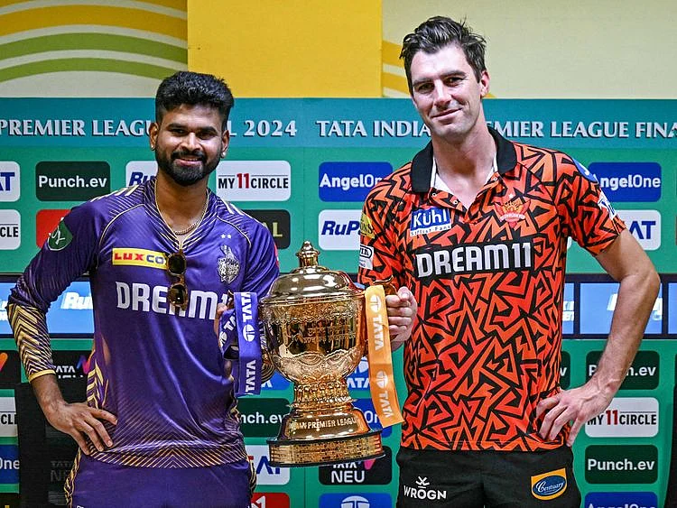 Shreyas Iyer and Pat Cummins