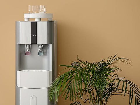 Ditch plastic bottles for a water dispenser that offers touchless access to both hot and cold water, in seconds.
