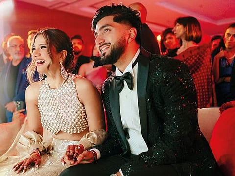 Dhara Bhatia, a Journalism student, and Karan Dhakka, a Business Management major first met as students in the bustling school halls of the American University in Dubai and became friends before gradually falling in love