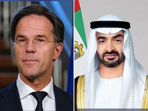 During the call, Sheikh Mohamed and Mark Rutte reviewed several regional and international developments of mutual concern.